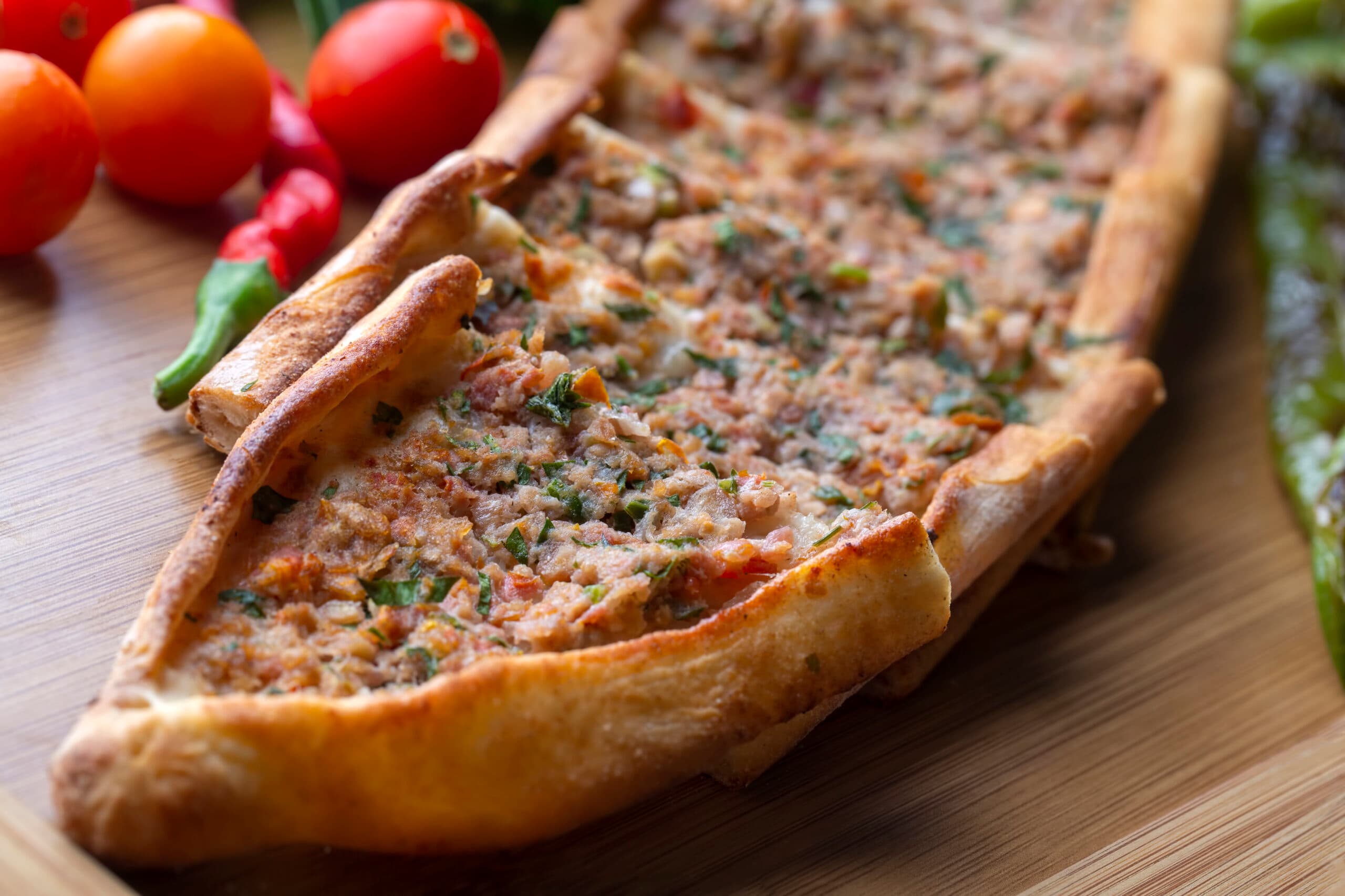 Une pide doree a la sortie du four